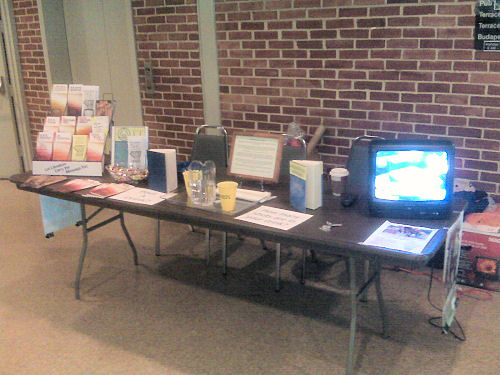 Image: PI materials on exhibit at county health fair